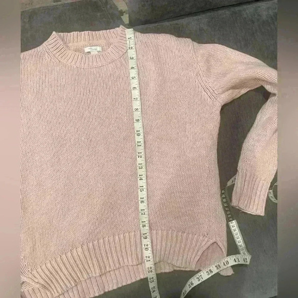 Daily Ritual crew neck Soft Pink Knit Sweater - Size Small - Picture 7 of 7